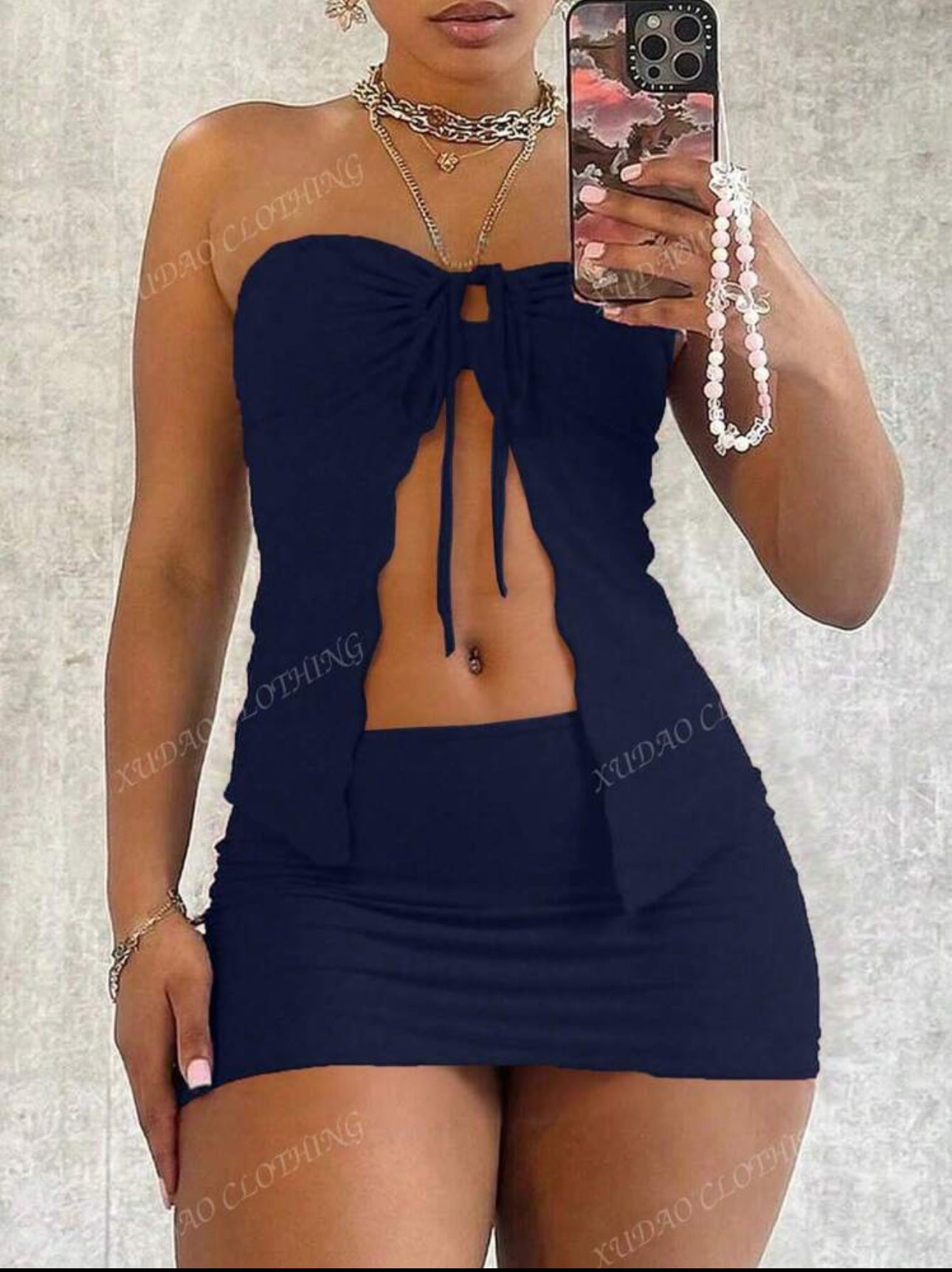 XUDAO Asymmetrical Two Piece